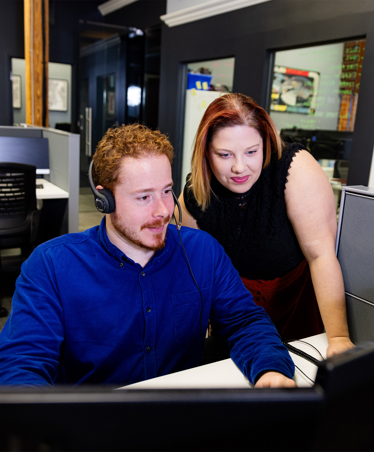 Julian and Kelsey at AnswerPlus